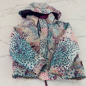 Burton Multicolor Polka Dot Kids Puffer Jacket